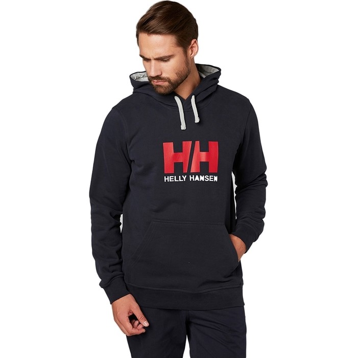 2023 Helly Hansen HH Logo Hoodie Navy 33977